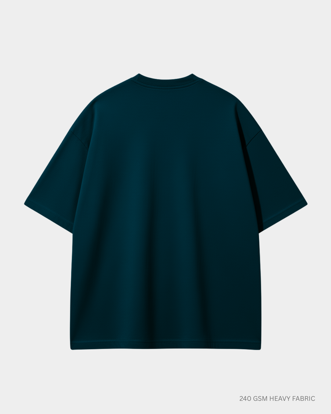 Basic Petrol Blue Unisex Oversized T-Shirt | Antherr Originals