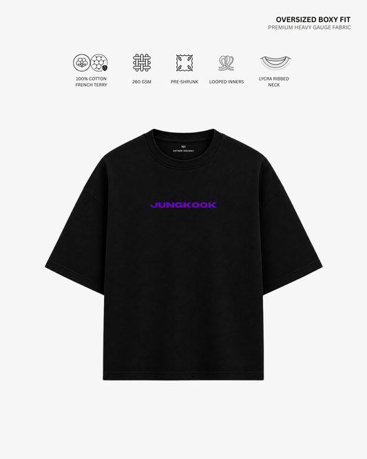 Jungkook French Terry Oversized T-Shirt | Antherr Core
