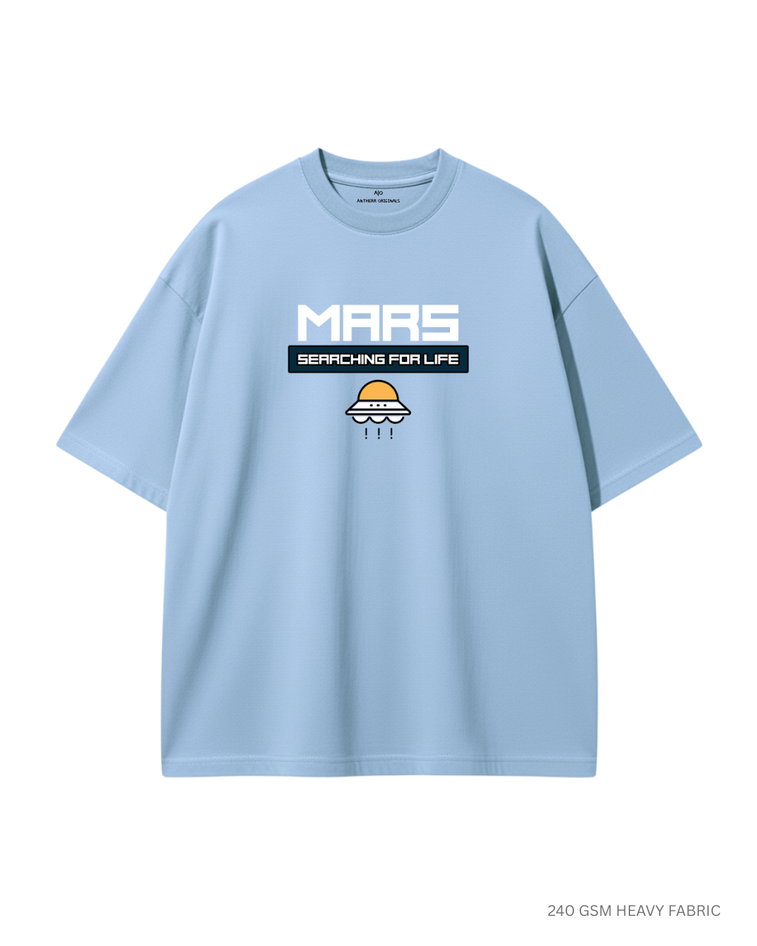 Searching For Life Unisex Oversized T-Shirts BABY BLUE