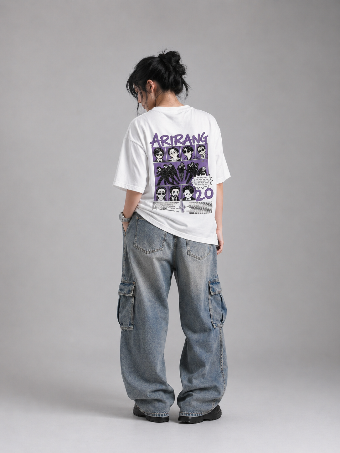 Chibi Arirang BTS 2.0 Unisex Oversized T-Shirt | Antherr Core