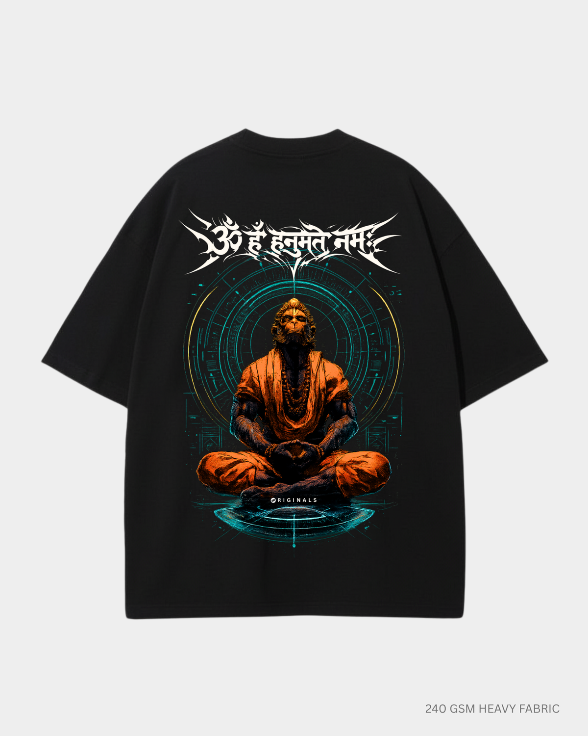 Om Han Hanumate Namah Unisex Oversized T-Shirt | Antherr Originals