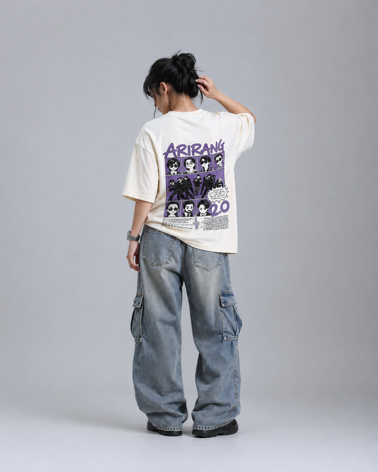 Chibi Arirang BTS 2.0 Unisex Oversized T-Shirt | Antherr Core