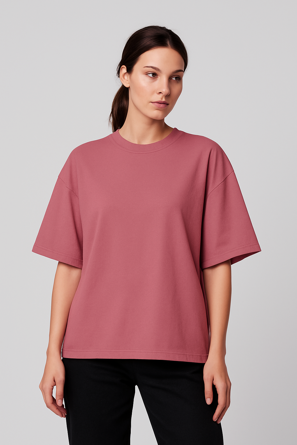 Basic Coral Unisex Oversized T-Shirt | Antherr Originals