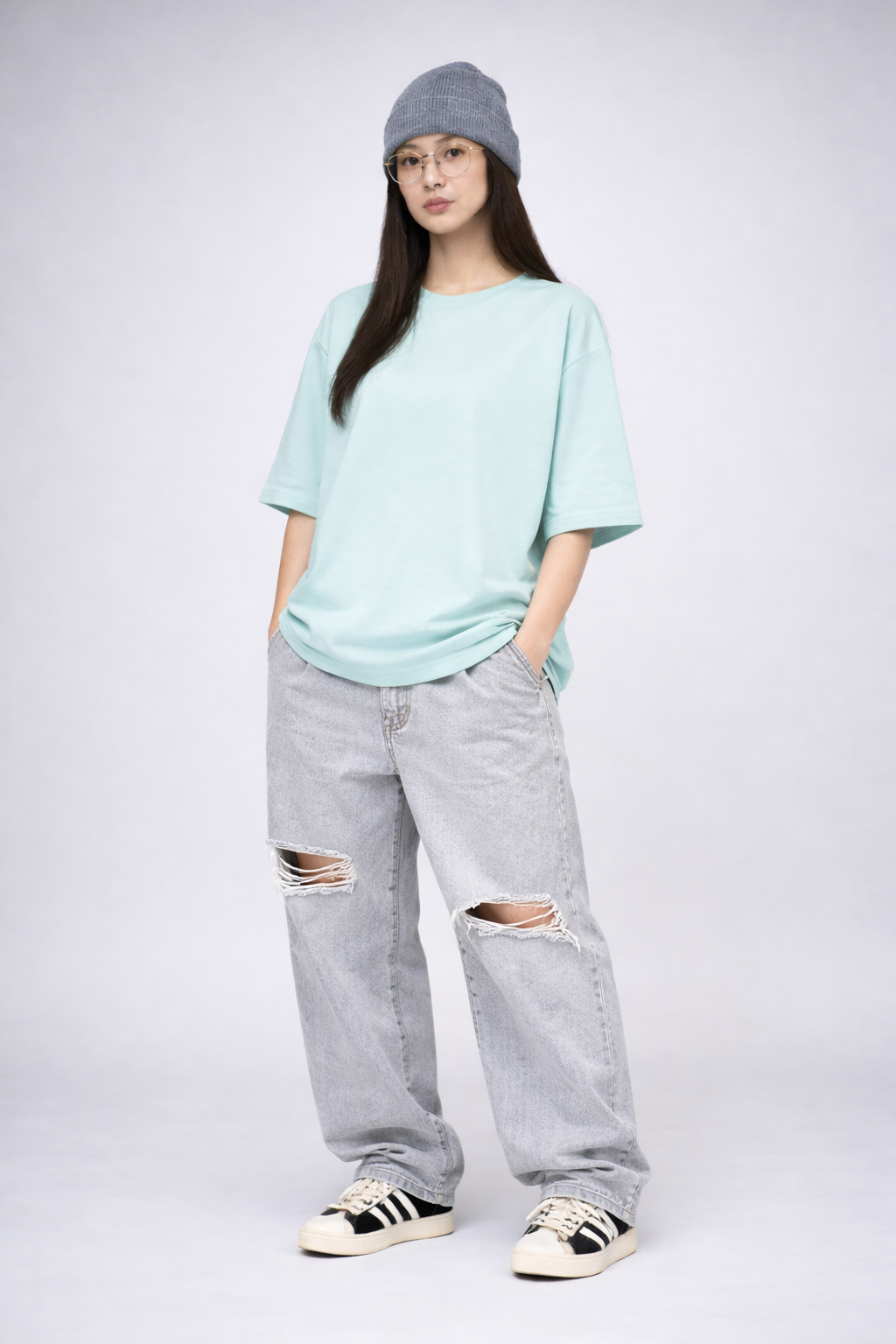 Basic Mint Unisex Oversized T-shirt | Antherr Originals