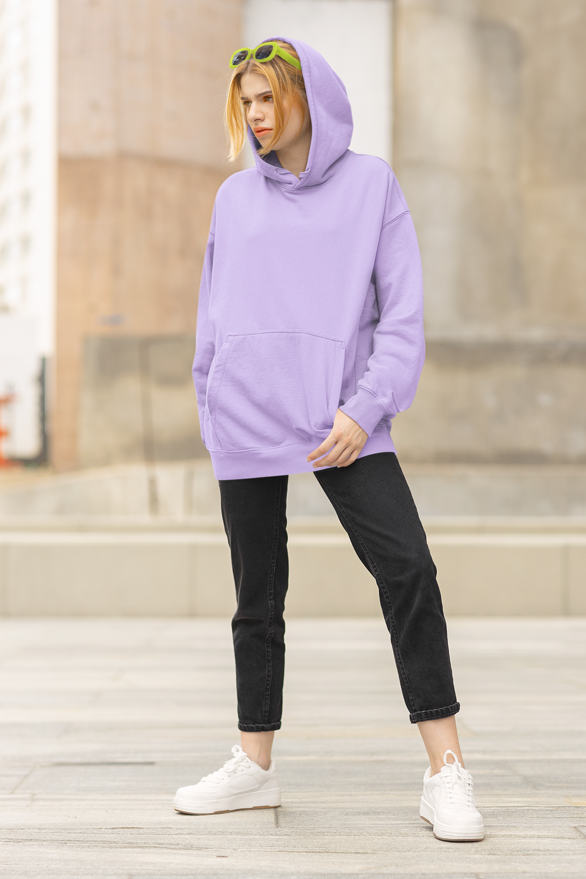 Basic Lavender Unisex Winter Hoodies