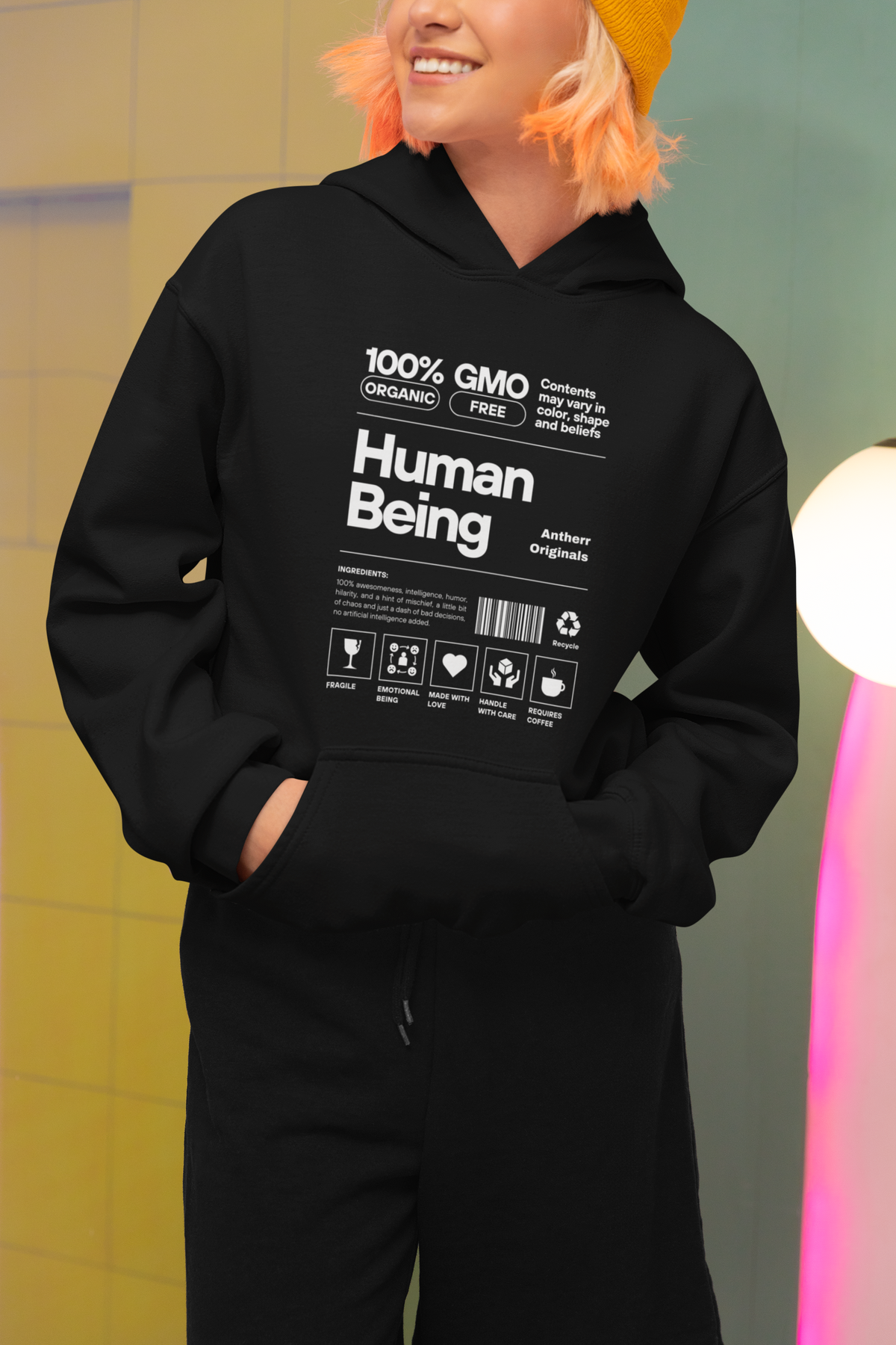 Human Being: Antherr Originals Unisex Hoodie