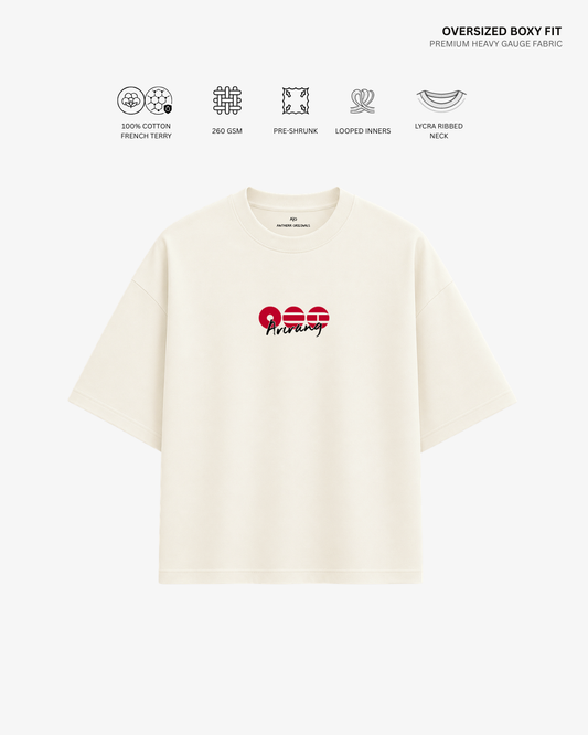 Normal Arirang BTS Unisex French Terry Oversized T-Shirt | Antherr Core