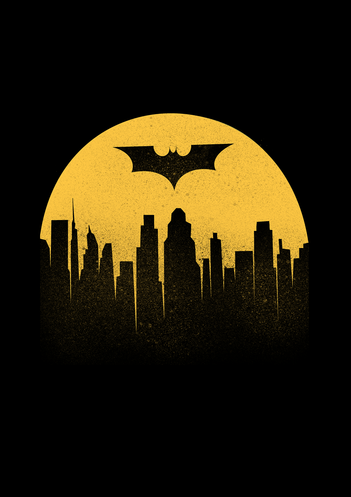 " BATMAN BEGINS " HALF-SLEEVE T-SHIRTS