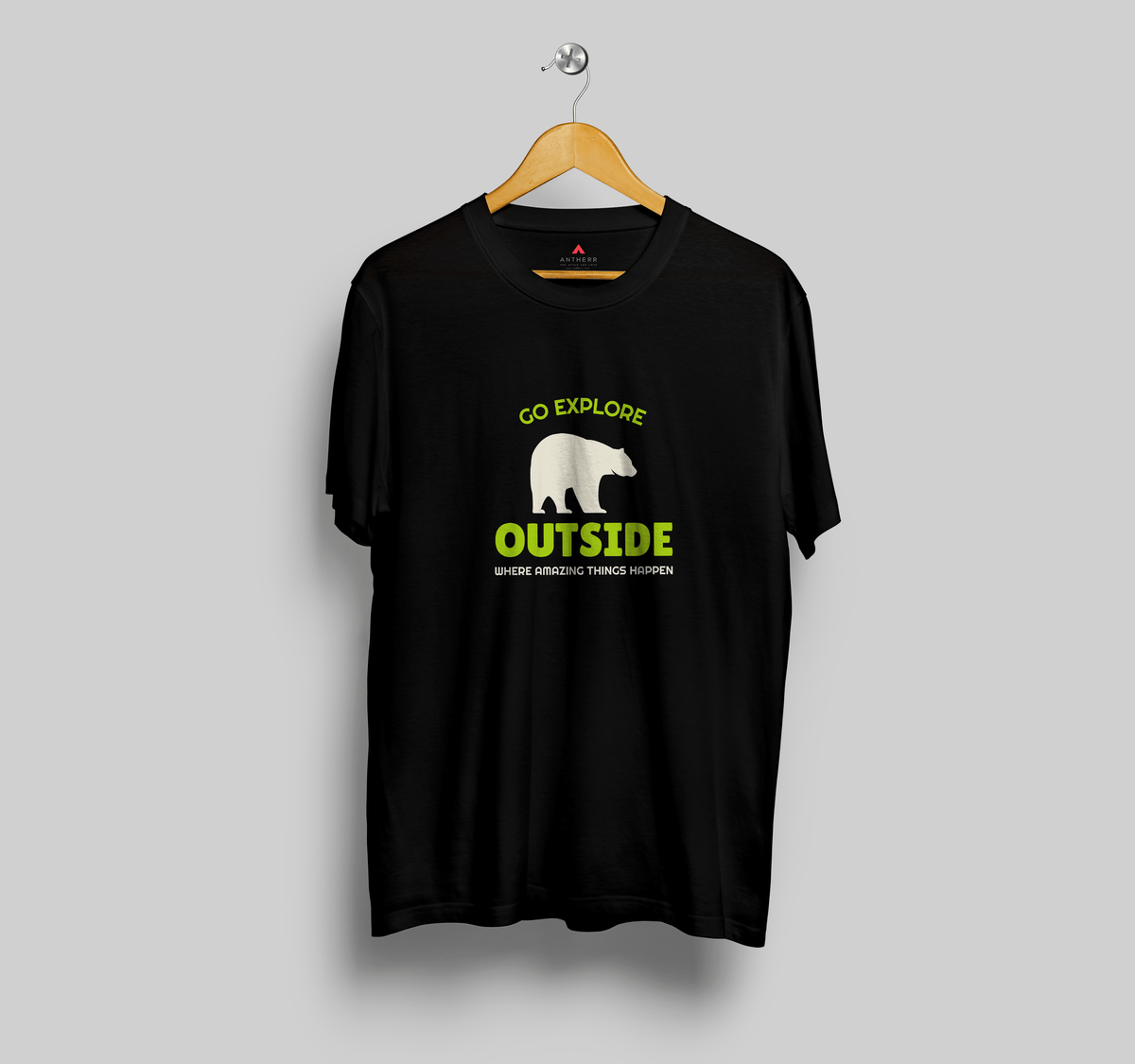 "GO EXPLORE OUTSIDE" - HALF-SLEEVE T-SHIRT'S