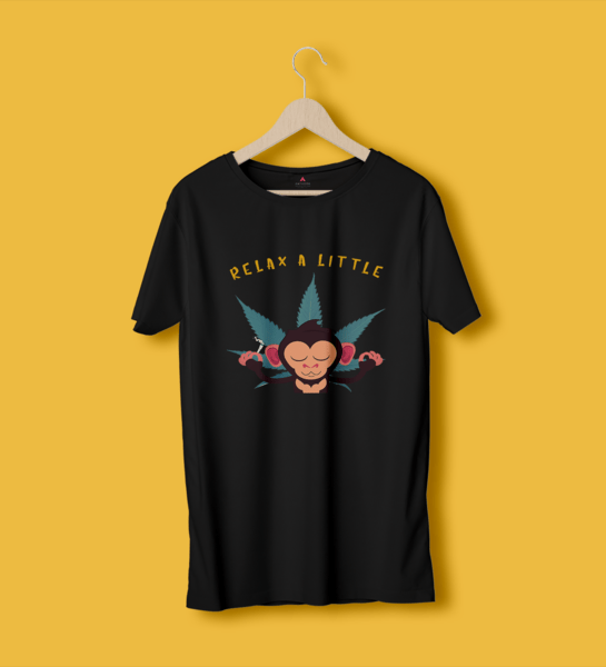 "RELAX A LITTLE"- UNISEX HALF SLEEVE T-SHIRTS..