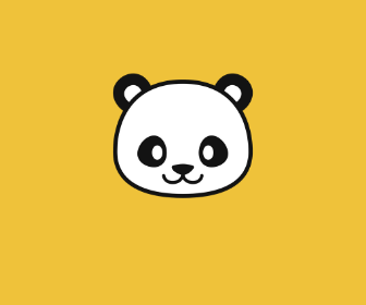 " CUTE PANDA " - 3/4TH SLEEVE T-SHIRT DRESSES