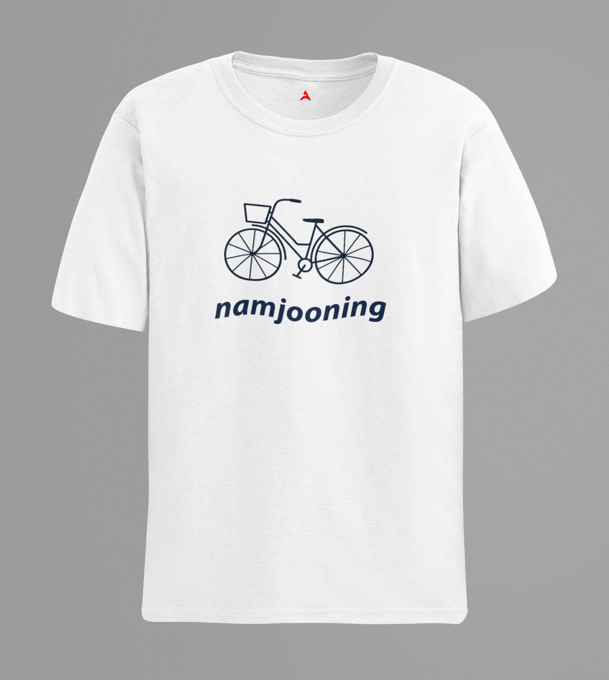 Namjooning Bicycle Regular Fit T-shirts WHITE