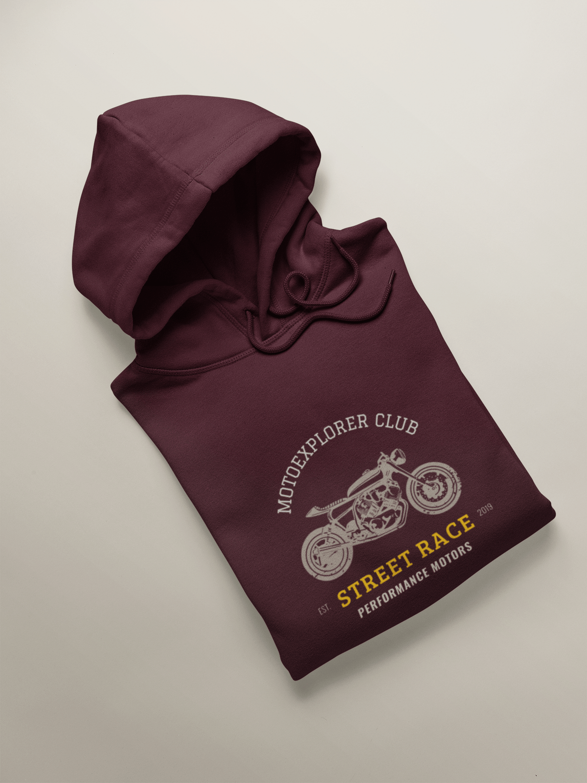 "STREET RACE" - MOTO EXPOLRER CLUB - WINTER HOODIES