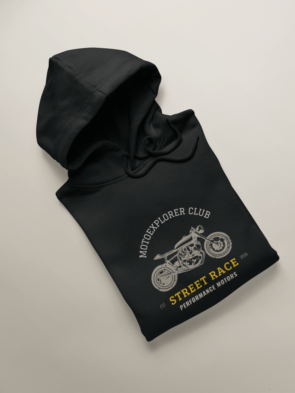 "STREET RACE" - MOTO EXPOLRER CLUB - WINTER HOODIES