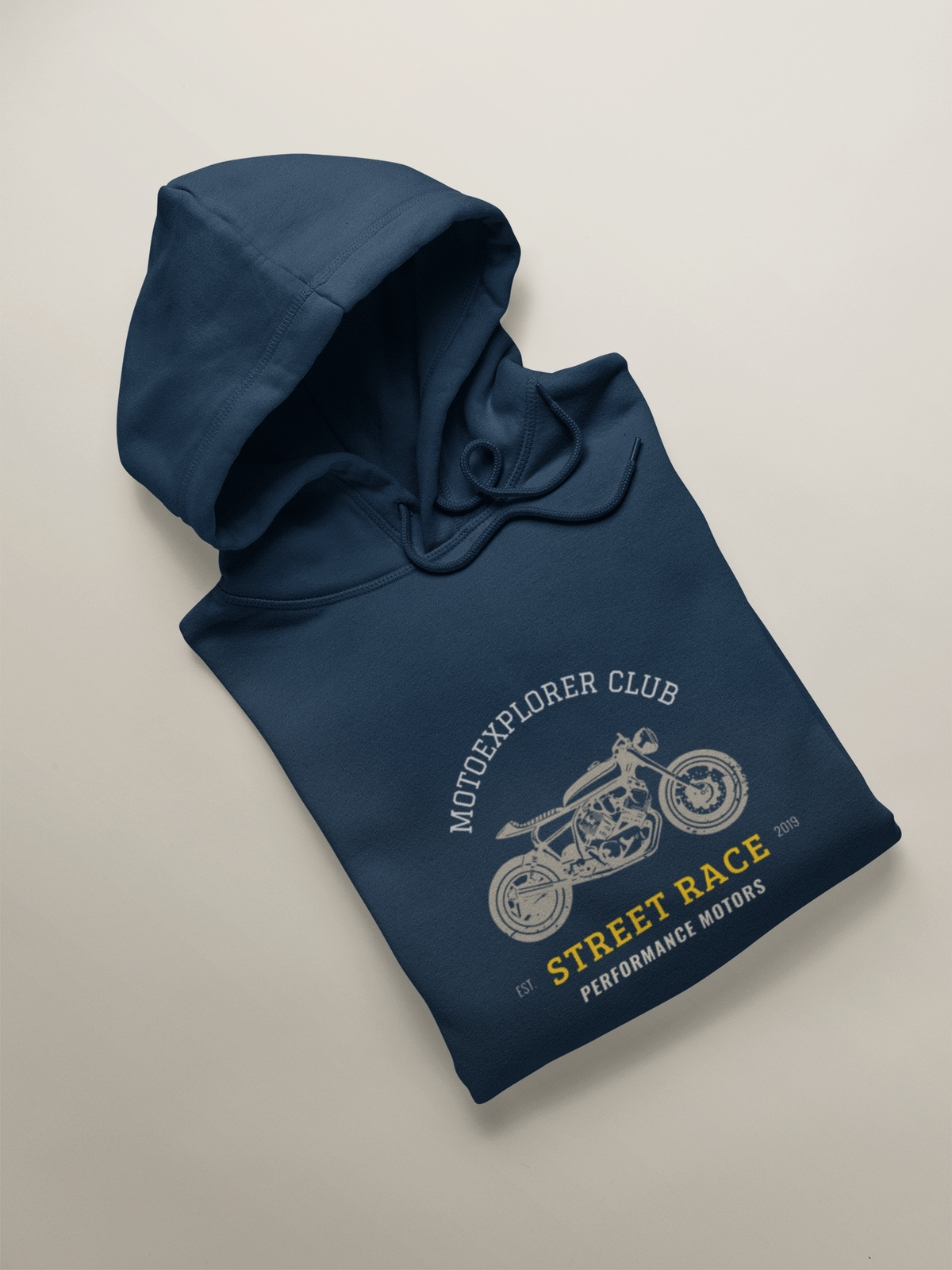 "STREET RACE" - MOTO EXPOLRER CLUB - WINTER HOODIES
