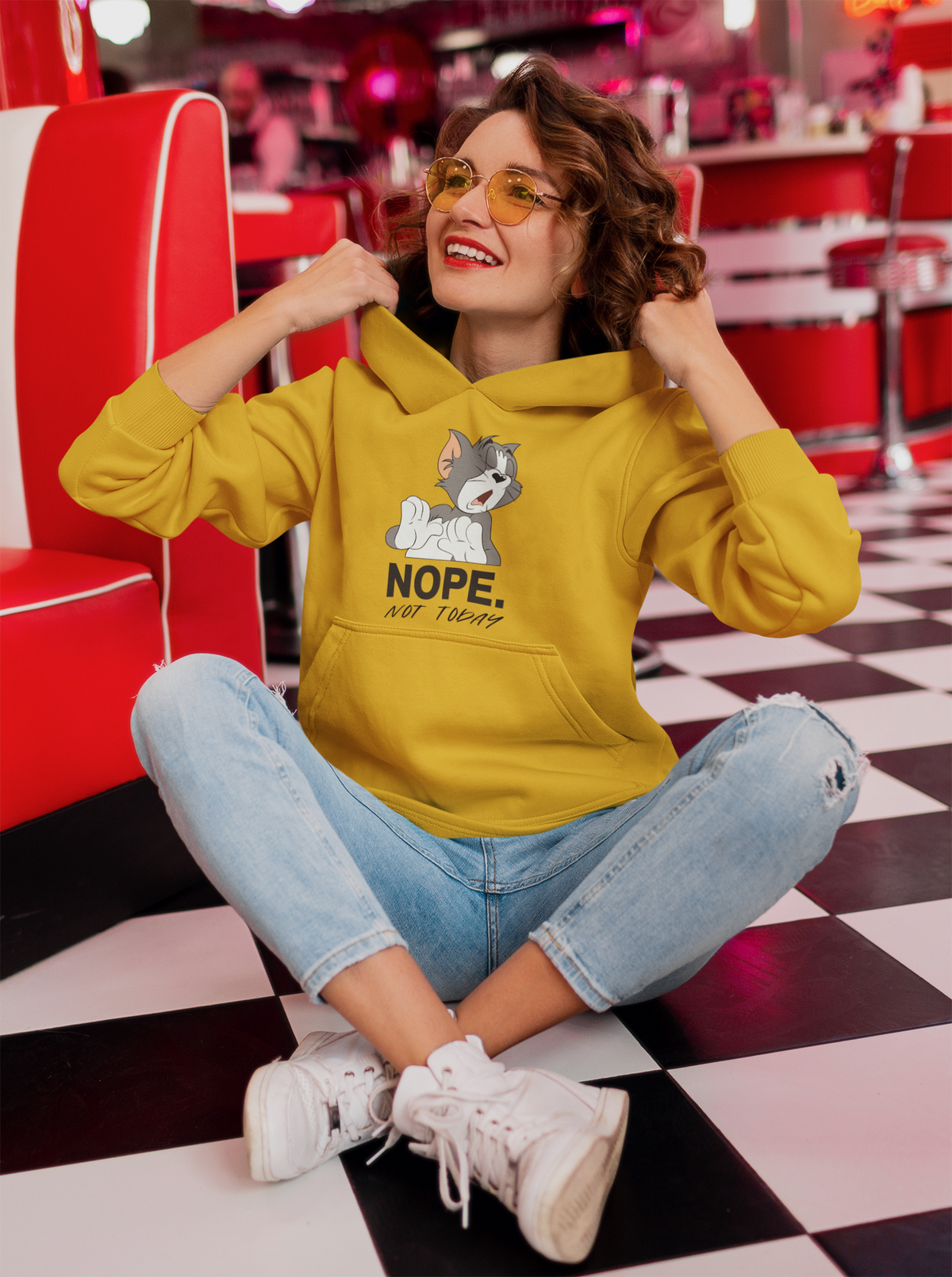 Nope Not Today: Tom & Jerry - WINTER HOODIES