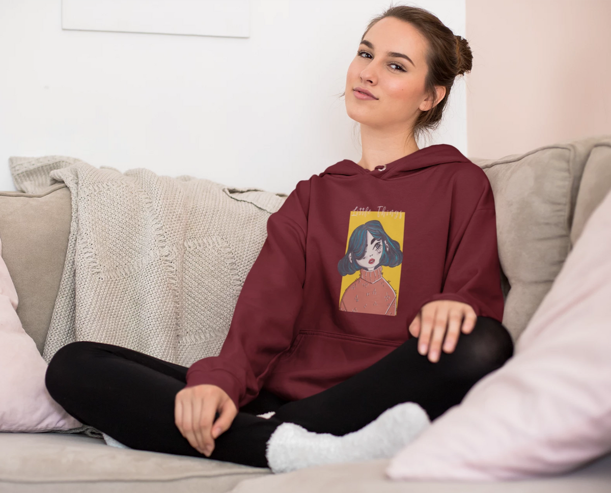 Li'L Things - WINTER WOMEN HOODIES MAROON