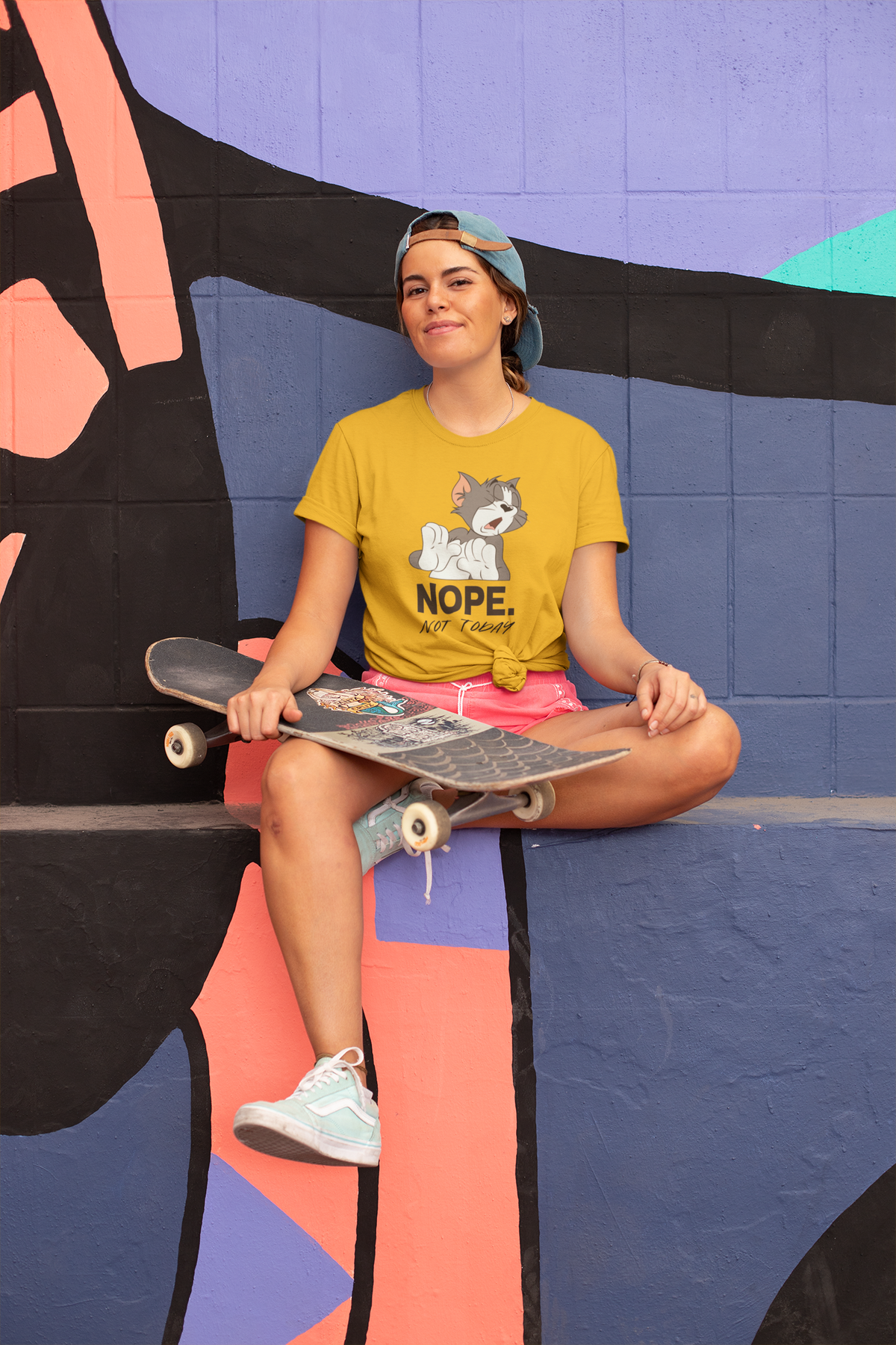 Nope Not Today - HALF-SLEEVE T-SHIRTS