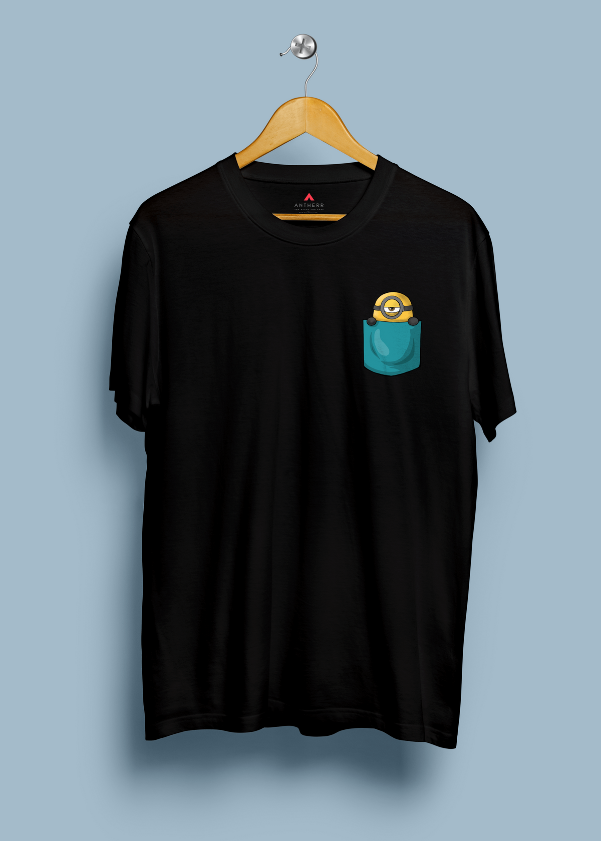 Minions Regular Fit T-Shirts BLACK