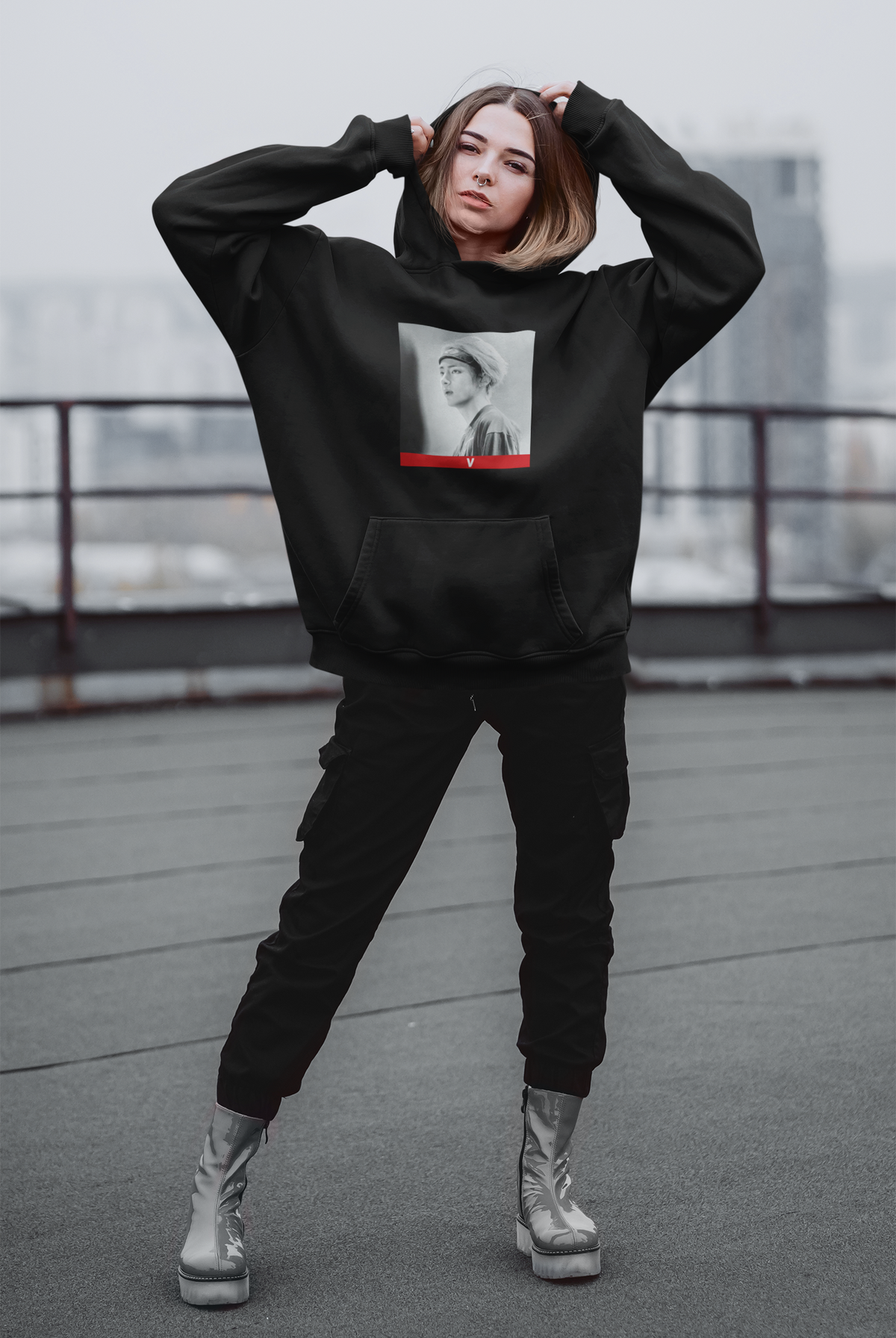 BTS Kim Taehyung V Unisex Winter Hoodies