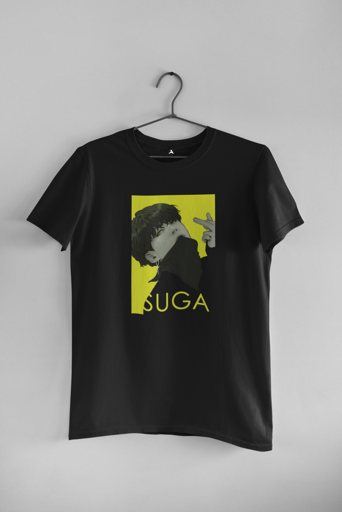 SUGA Neon: BTS - Unisex Regular Fit T-Shirts BLACK