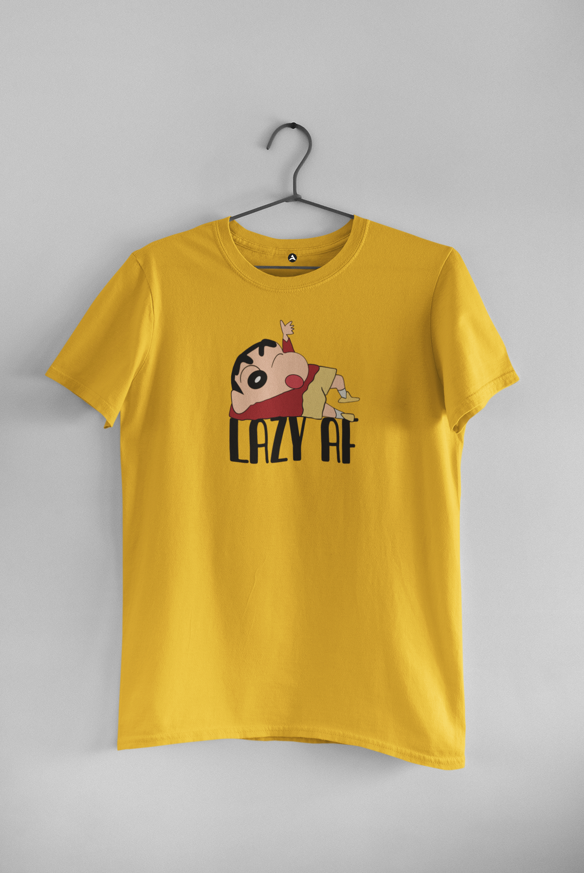 LAZY AF : SHINCHAN - HALF-SLEEVE T-SHIRTS YELLOW