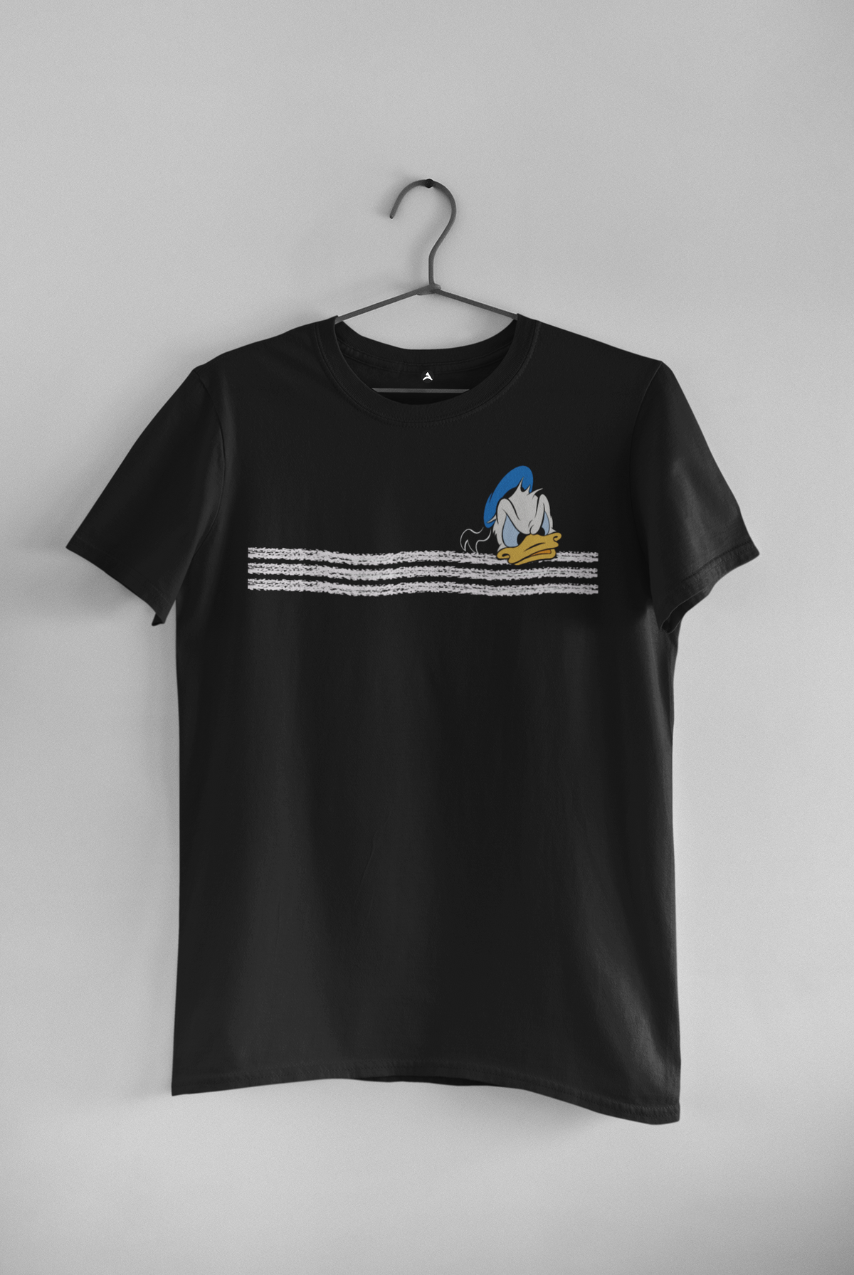ANGRY DONALD - STRIPES HALF-SLEEVE T-SHIRTS