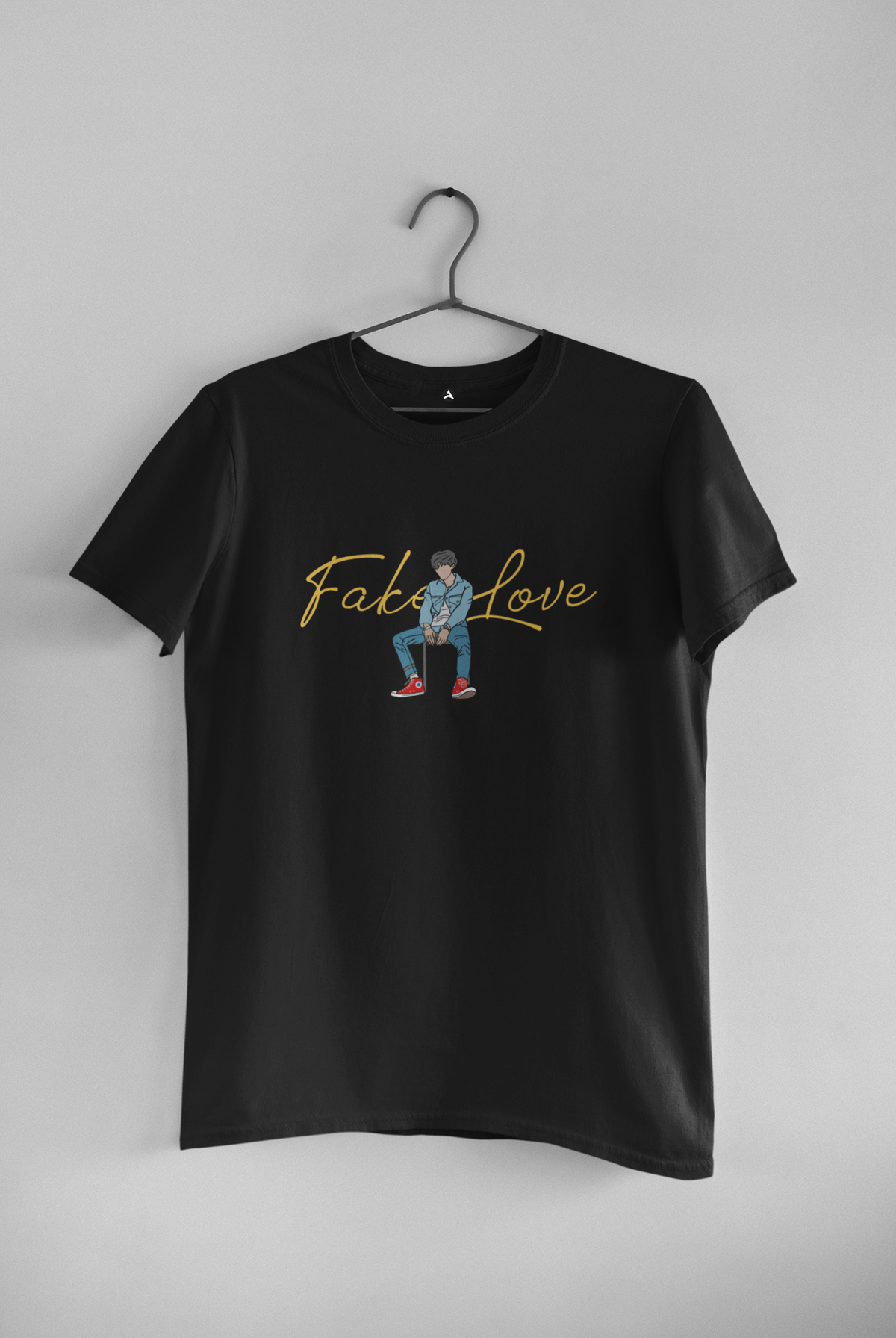 FAKE LOVE : BTS - HALF-SLEEVE T-SHIRTS