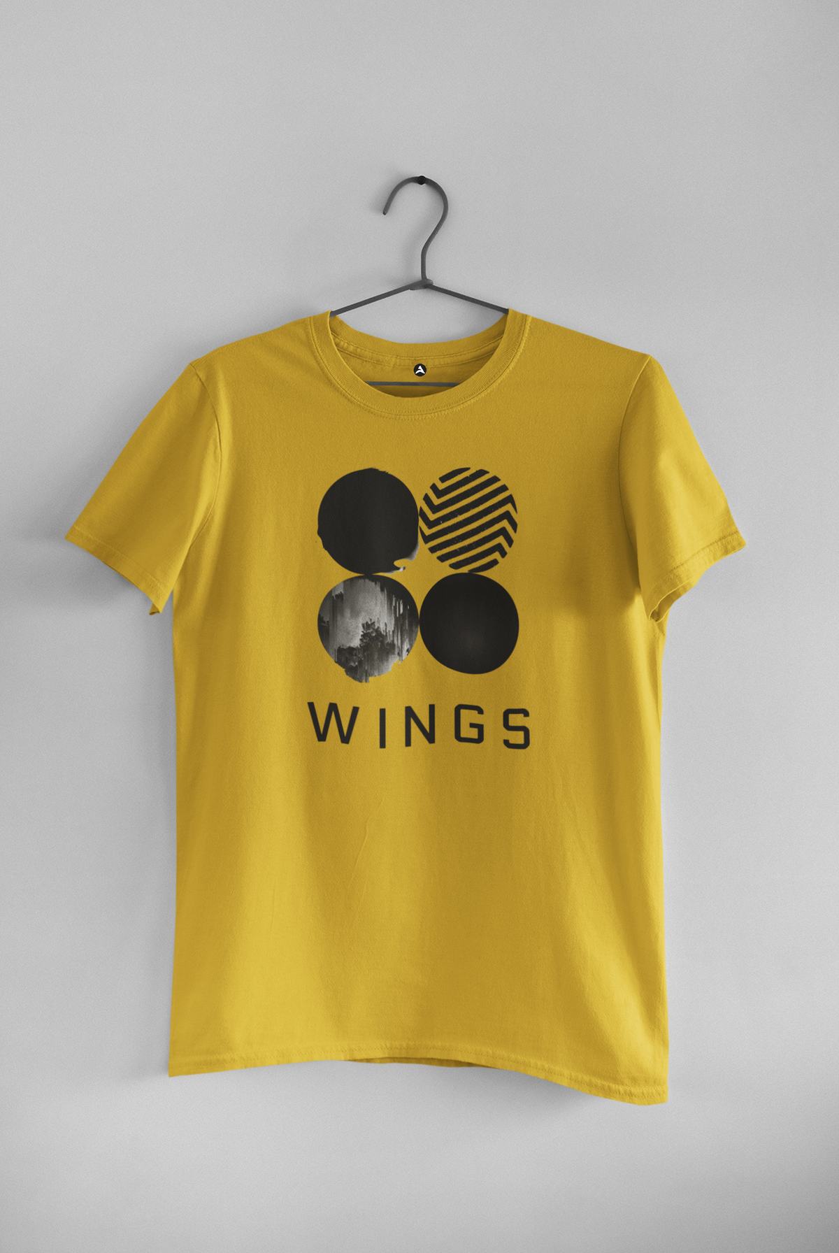 WINGS : BTS Regular Fit T-Shirts MUSTARD YELLOW
