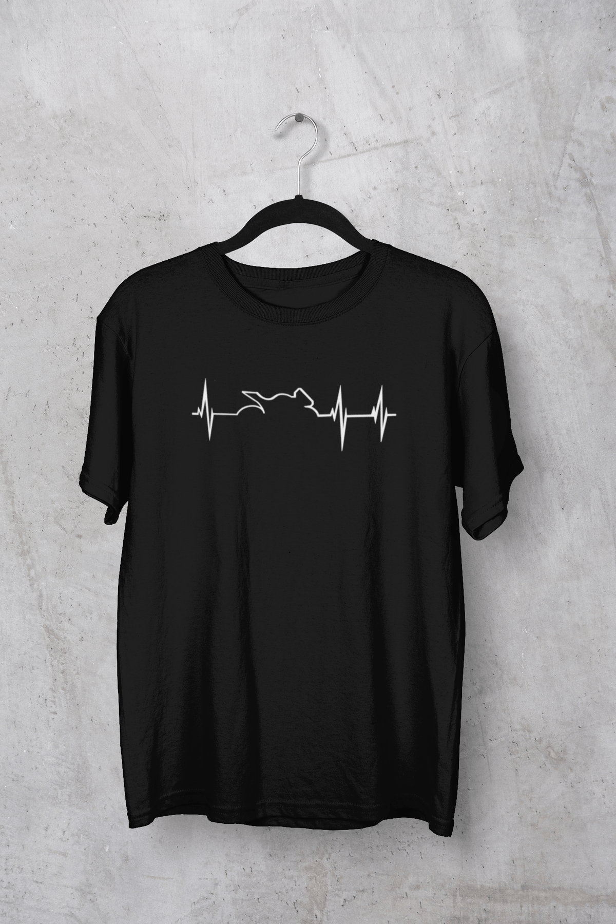 " HEARTBEAT STRIKES ON BIKING " HALF-SLEEVE T-SHIRTS