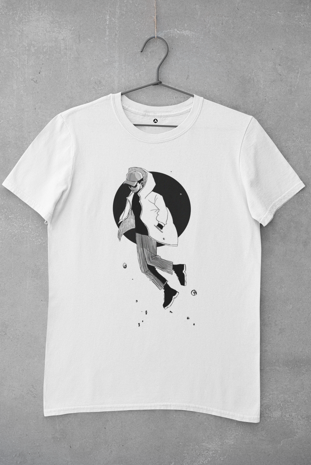 RM MONO FOREVER RAIN : BTS - HALF-SLEEVE T-SHIRTS WHITE