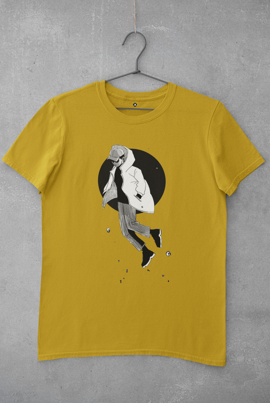 RM MONO FOREVER RAIN : BTS - HALF-SLEEVE T-SHIRTS MUSTARD YELLOW