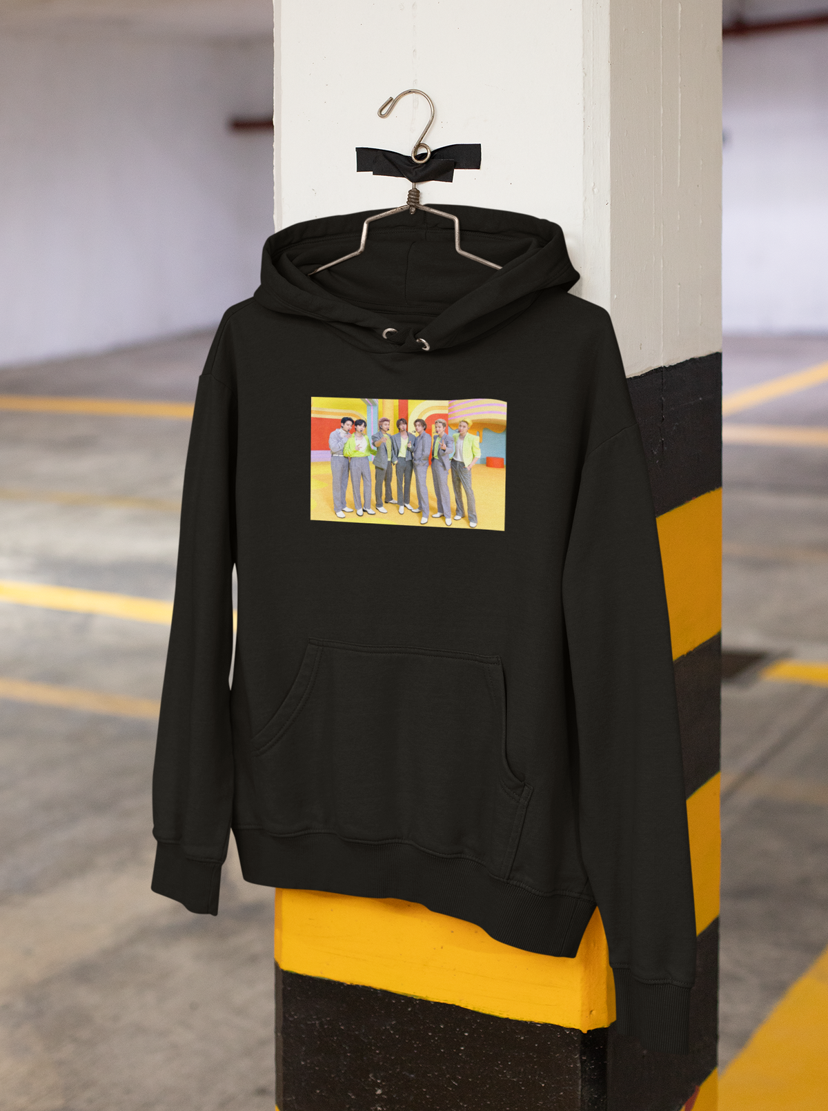Permission To Dance: BTS Squad - WINTER HOODIES BLACK