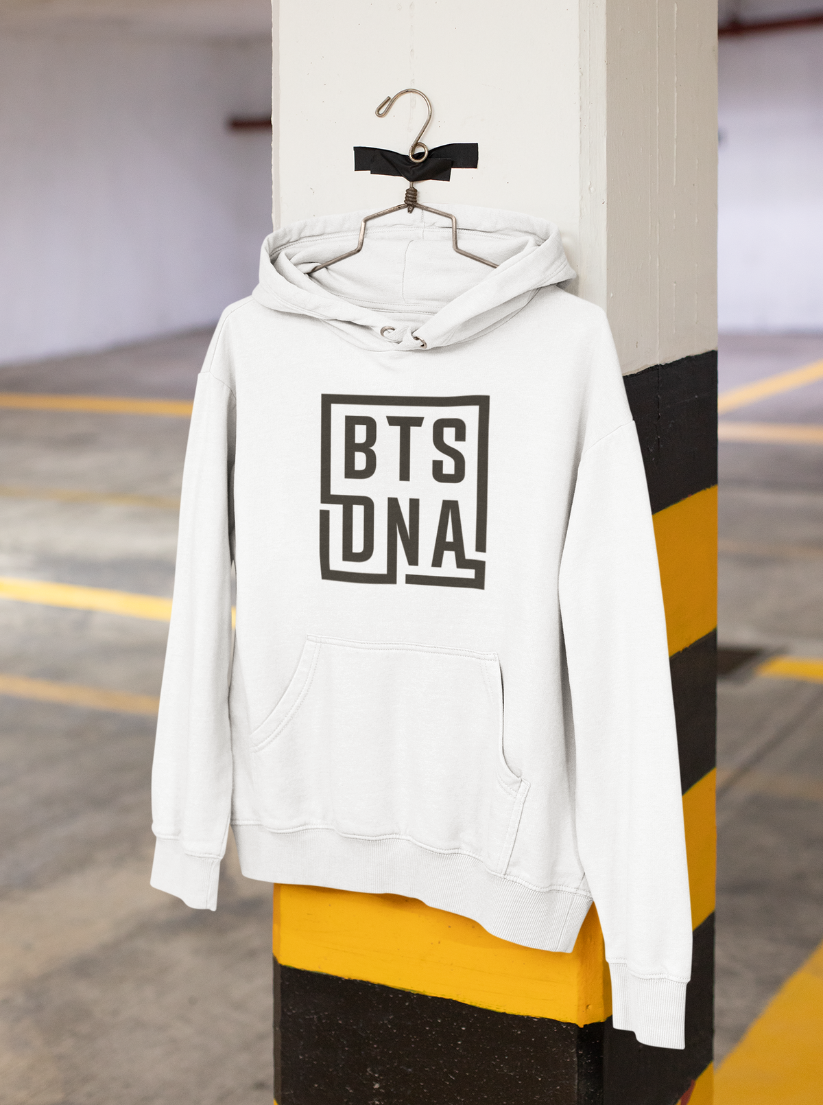 BTS DNA- WINTER HOODIES WHITE