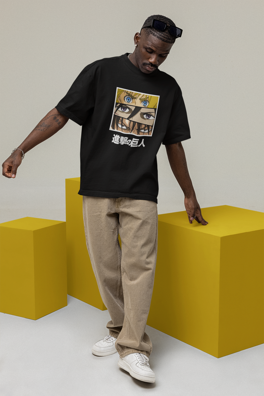 Levi's Eyes- Attack on Titan: Anime- Oversized T-Shirts
