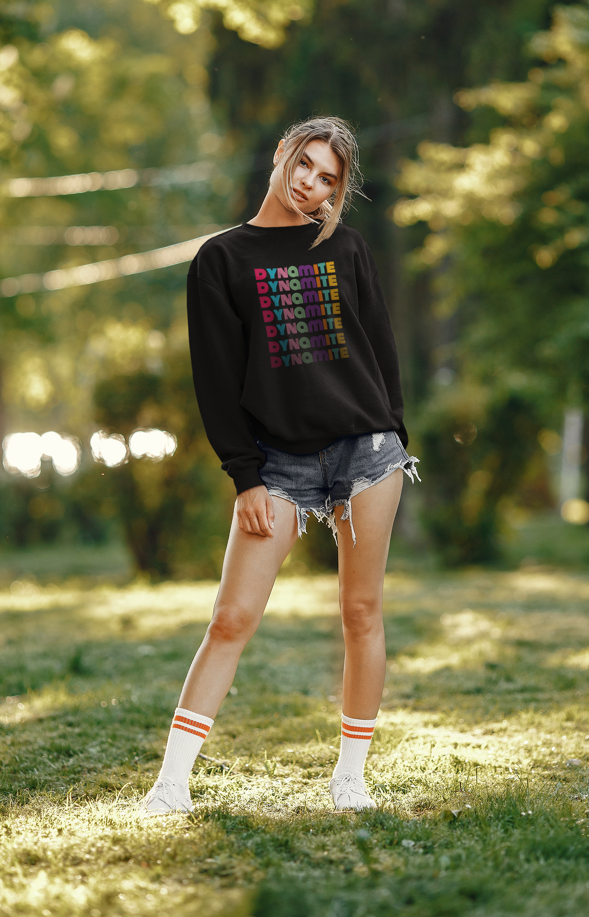 DYNAMITE Unisex Winter Sweatshirts BLACK