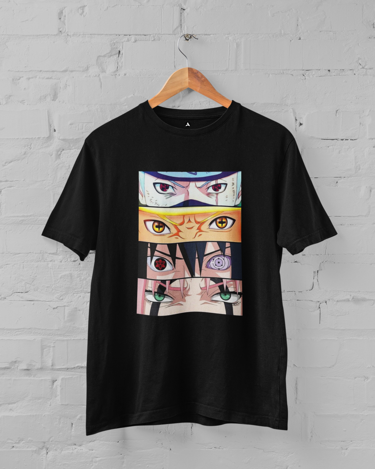 Legend Eye Unisex Oversized T-Shirts BLACK Cotton 240 GSM