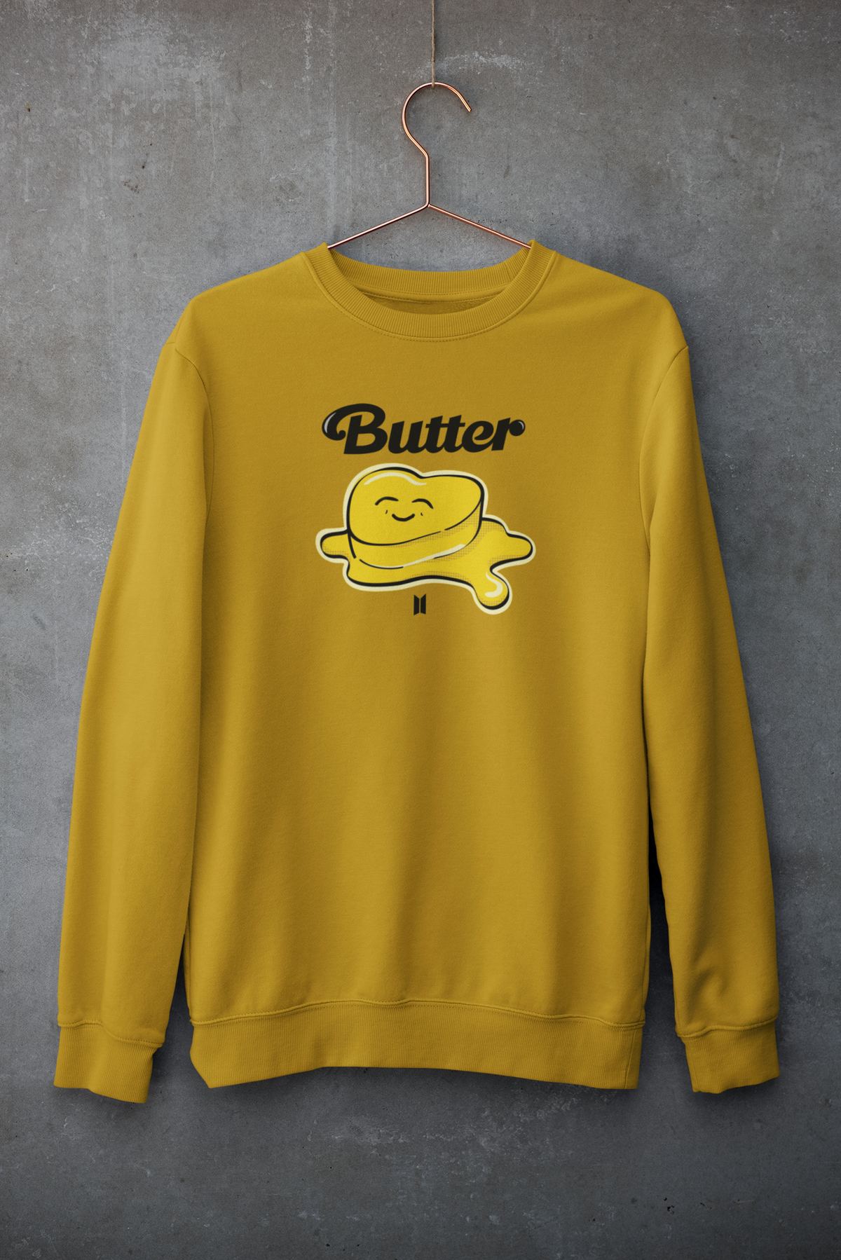 Butter : BTS - Winter Sweatshirts MUSTARD YELLOW