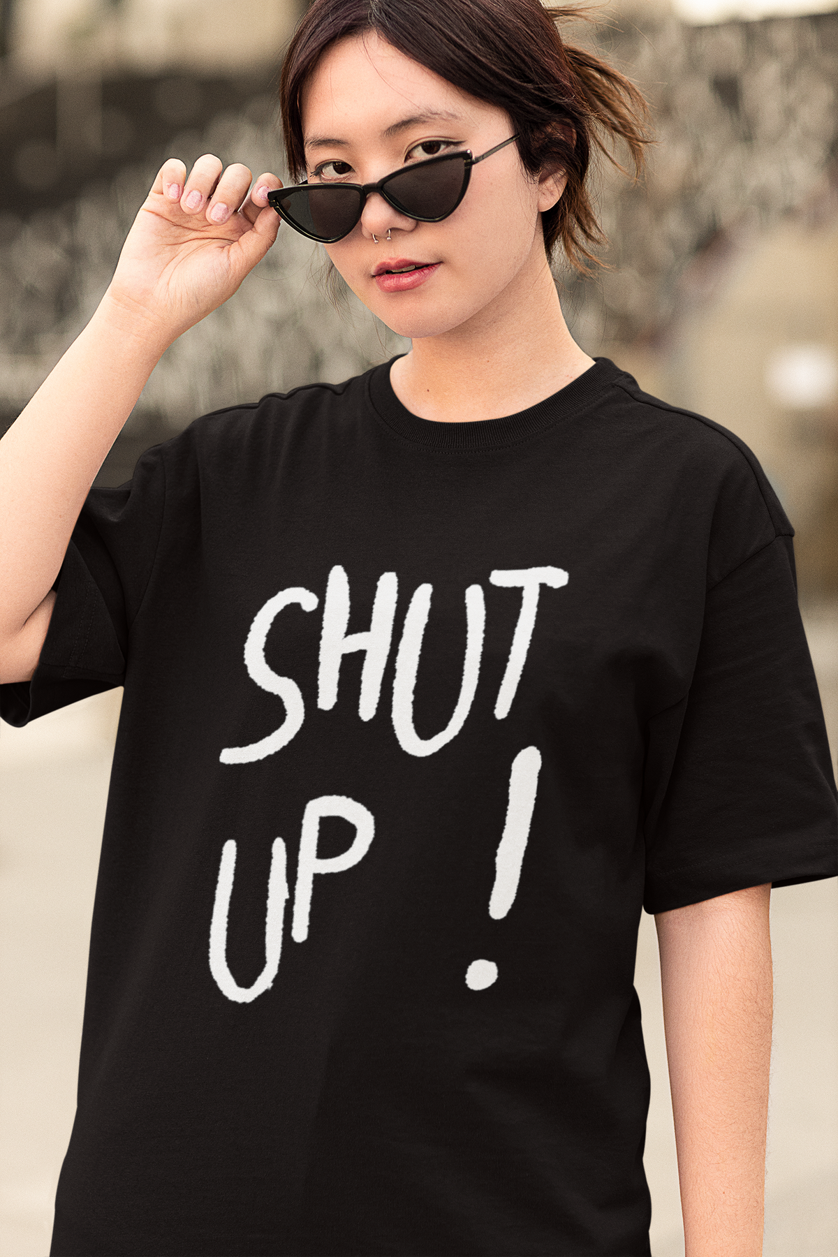 Shut Up- Kim Taehyung Regular Fit T-Shirts