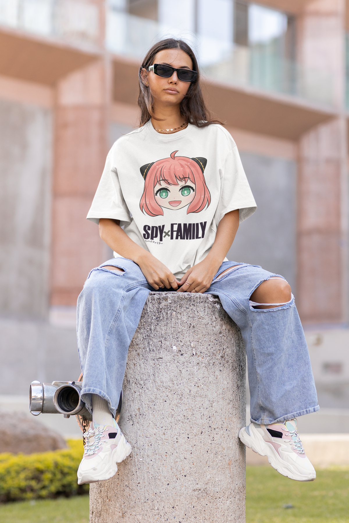 Anya: SpyxFamily Unisex Oversized T-shirts