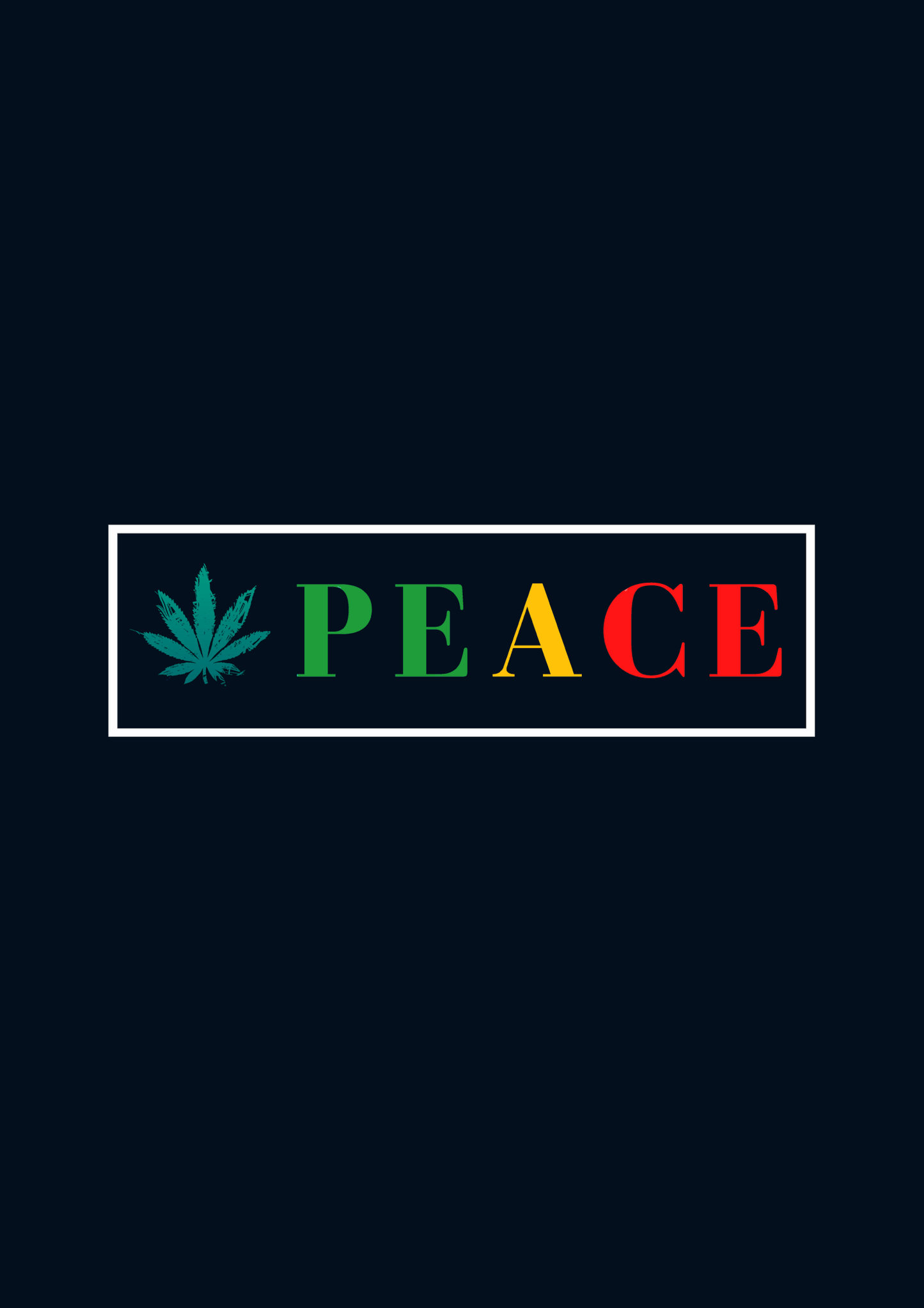 "PEACE"- HALF-SLEEVE T-SHIRT'S.