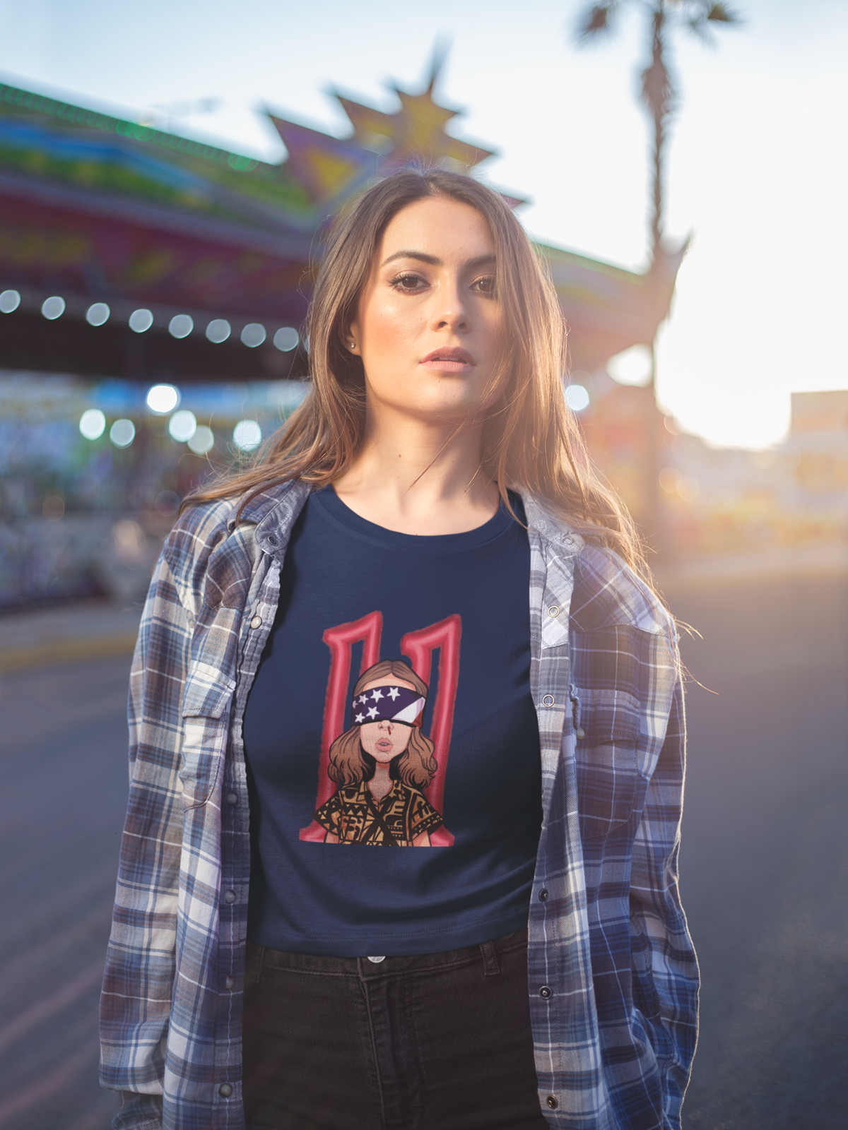 ELEVEN: Regular Fit T-Shirts NAVY BLUE