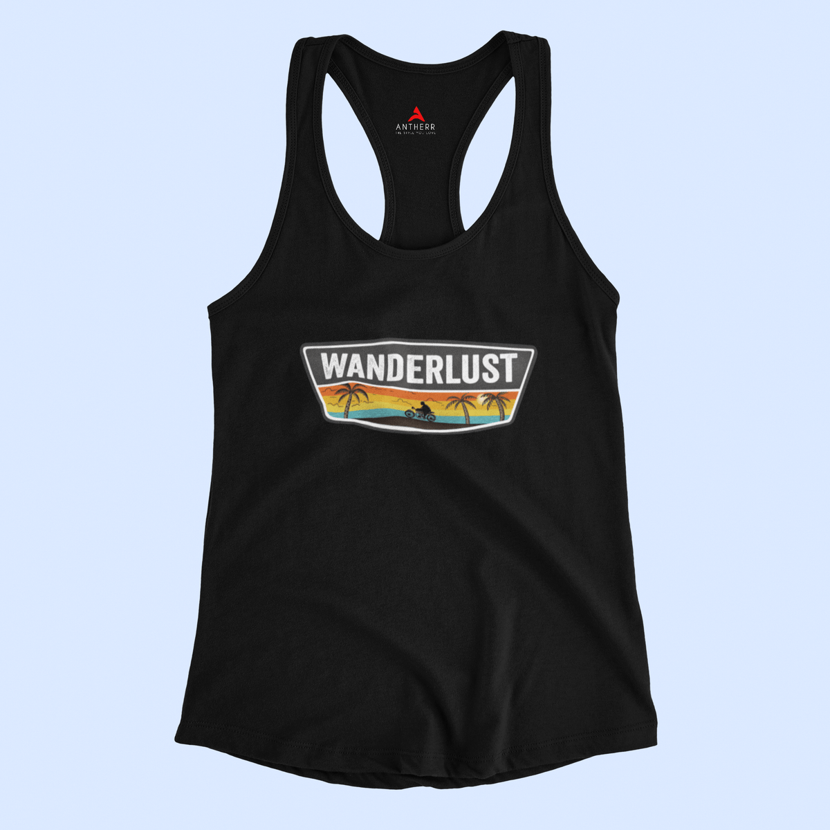 "WANDERLUST" - Tank Top's BLACK