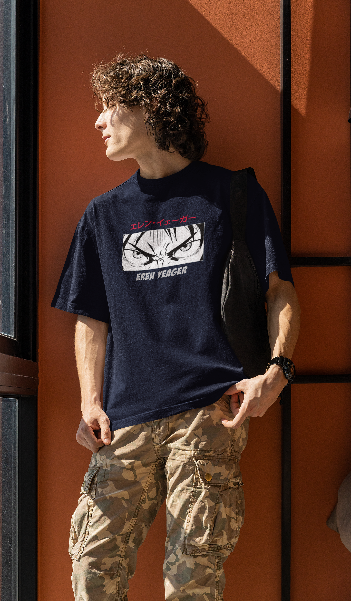 Eren's Eyes- Attack on Titan: Unisex Oversized T-Shirts