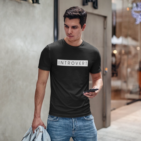 INTROVERT Unisex Regular Fit T-Shirt