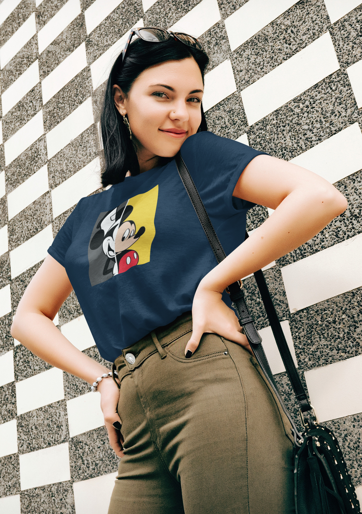 Mickey and Minnie- HALF-SLEEVE T-SHIRTS