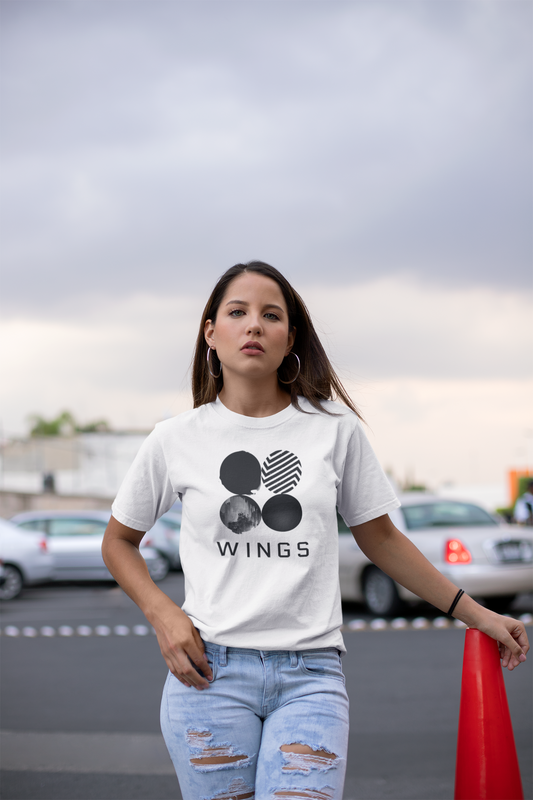WINGS : BTS Regular Fit T-Shirts
