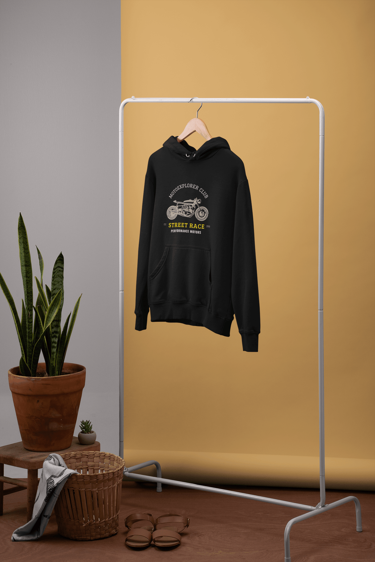 "STREET RACE" - MOTO EXPOLRER CLUB - WINTER HOODIES