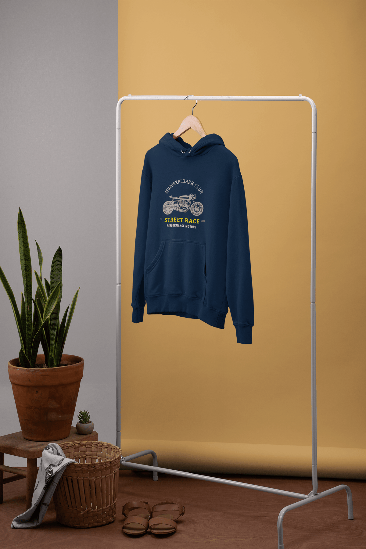 "STREET RACE" - MOTO EXPOLRER CLUB - WINTER HOODIES
