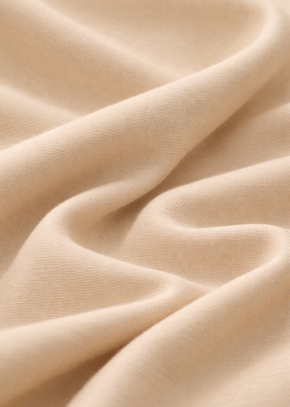 Basic Beige Unisex Oversized T-Shirt – Lightweight Cotton